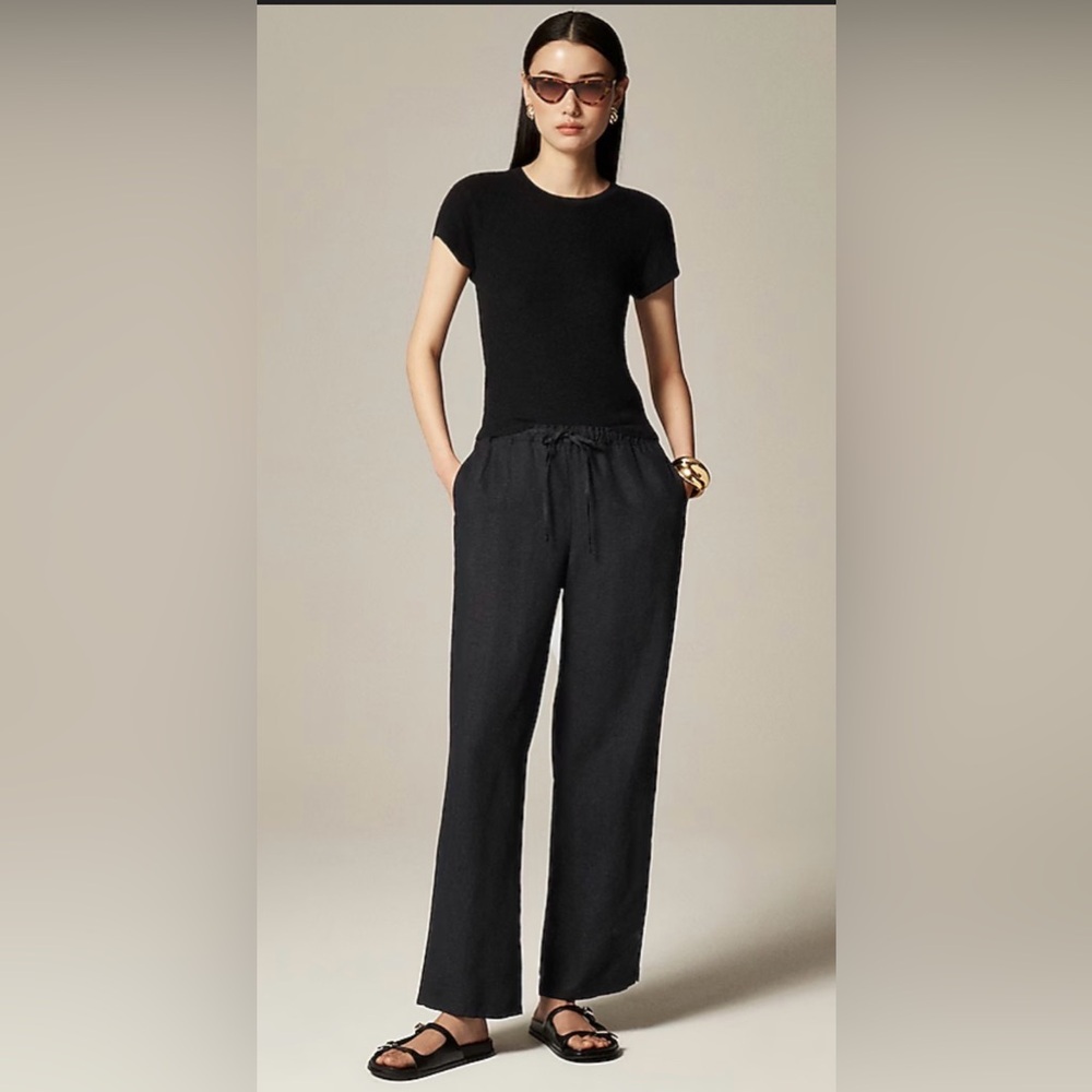 J. Crew Linen Soleil Pant (Tall XS)